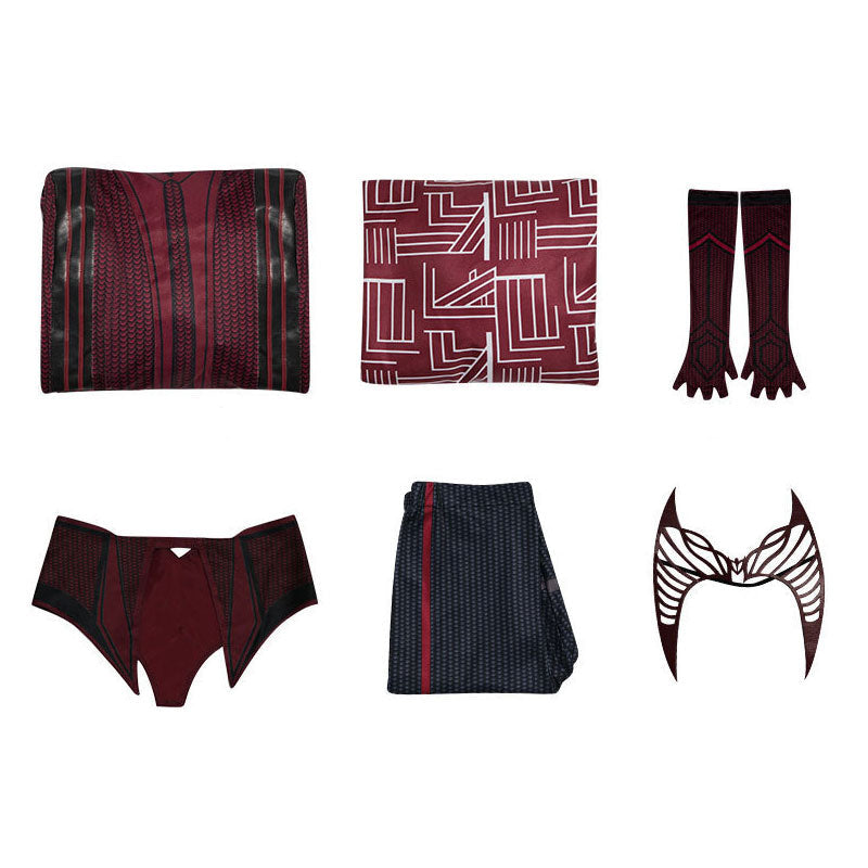Wanda Vision The Scarlet Witch Cosplay Costumes