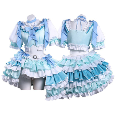 Puella Magi Madoka Magica Sayaka Miki Stage Outfit Cosplay Costumes