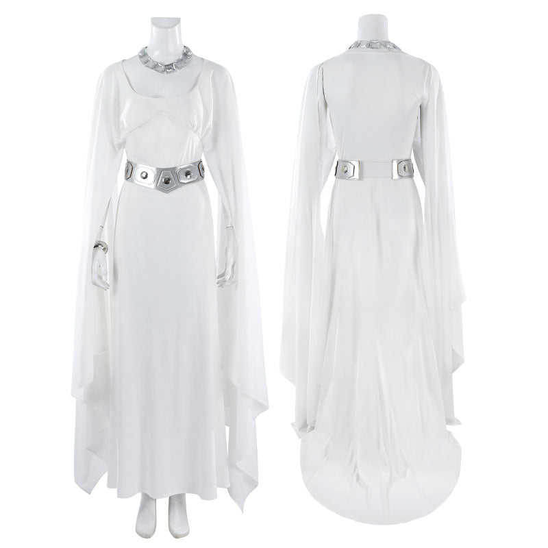 Star Wars: Episode IV A New Hope Princess Leia Organa White Cosplay Costumes