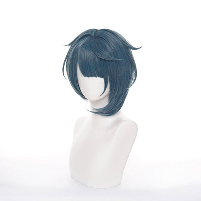 Game Genshin Impact Xingqiu Navy Blue Cosplay Wigs