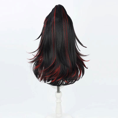 Hololive English Virtual YouTuber NIJISANJI XSOLEIL Vox Akuma Cosplay Wig With Ear Props