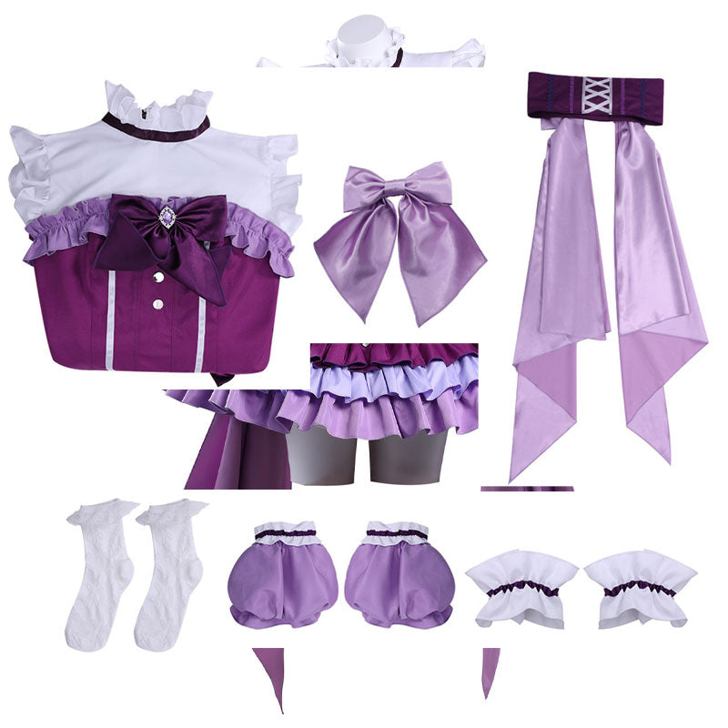 Puella Magi Madoka Magica Homura Akemi Stage Outfit Cosplay Costumes