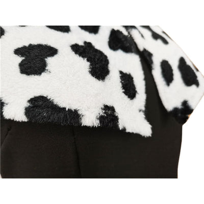 Movie Cruella De Vil Dalmatian Outfits Halloween Cosplay Costumes