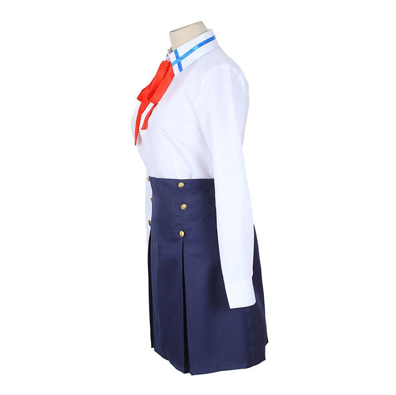Anime SAO Sword Art Online Yuuki Asuna Uniforms Cosplay Costume