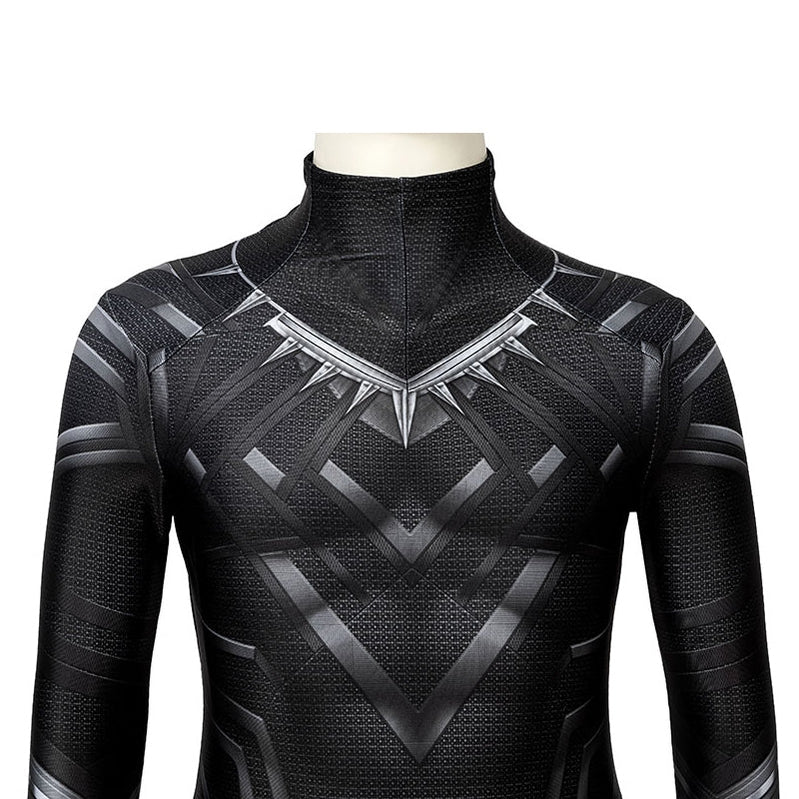 Anime Black Panther Children Jumpsuit Cosplay Costume