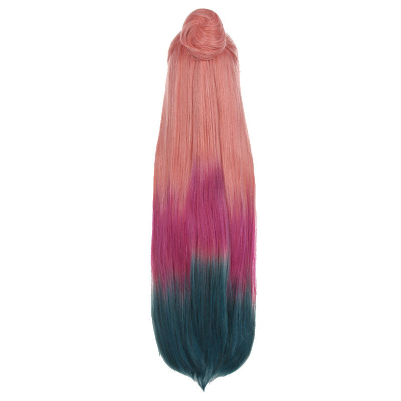 Game LOL Prestige Ocean Song Seraphine Cosplay Wigs