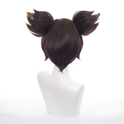 Game Genshin Impact Xinyan Brown Cosplay Wigs