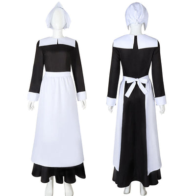 The Addams Family Wednesday Addams Maid Cosplay Costumes