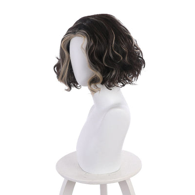 Moive Loki Sylvie Laufeydottir Black-brown Short Cosplay Wigs