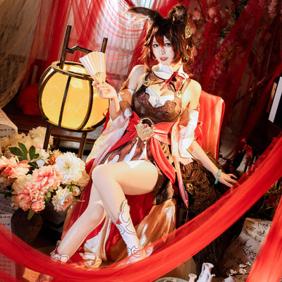 Game Honkai: Star Rail Tingyun Cosplay Costumes With Tail