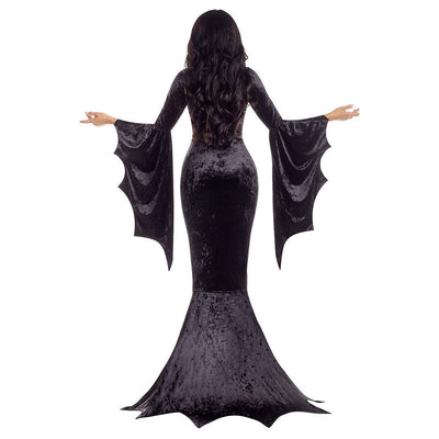 Gothic Witch Ghost Bride Vampire Masquerade Dress Halloween Cosplay Costumes