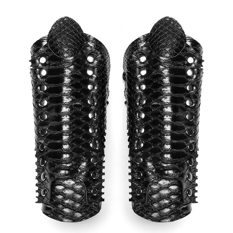 Steampunk Medieval Retro Snake Pattern Wristband Cosplay Props