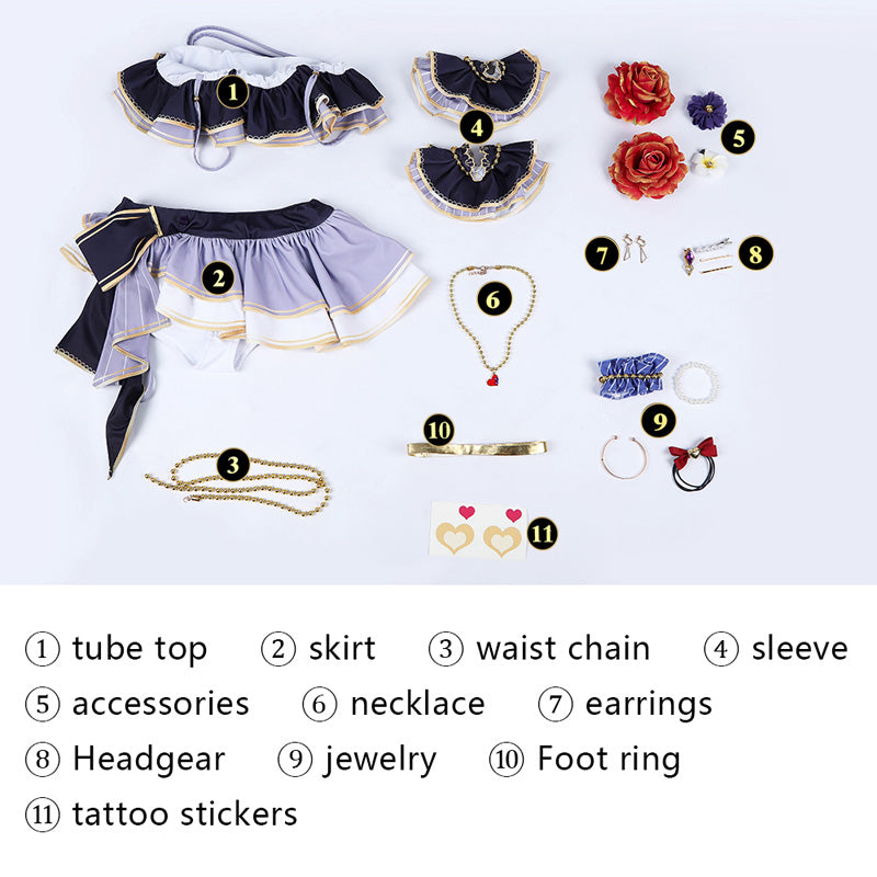 Love Live! Nishikino Maki Swimsuit Cosplay Costumes