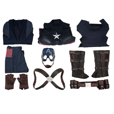 Avengers: Endgame Captain America Cosplay Costume