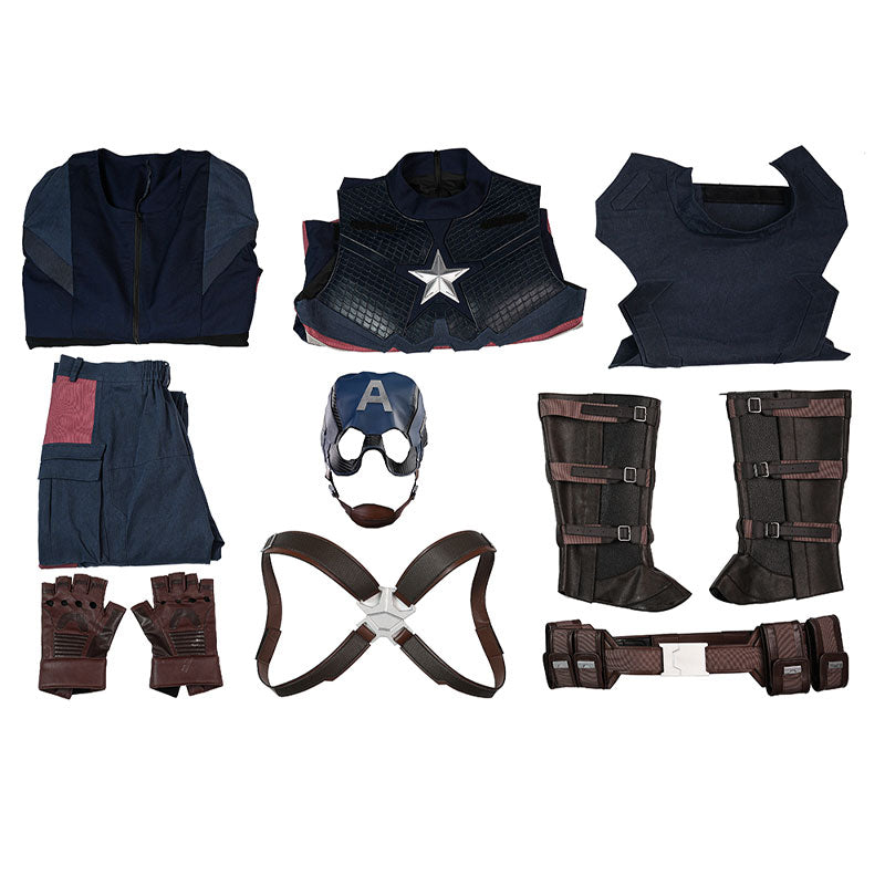Avengers: Endgame Captain America Cosplay Costume