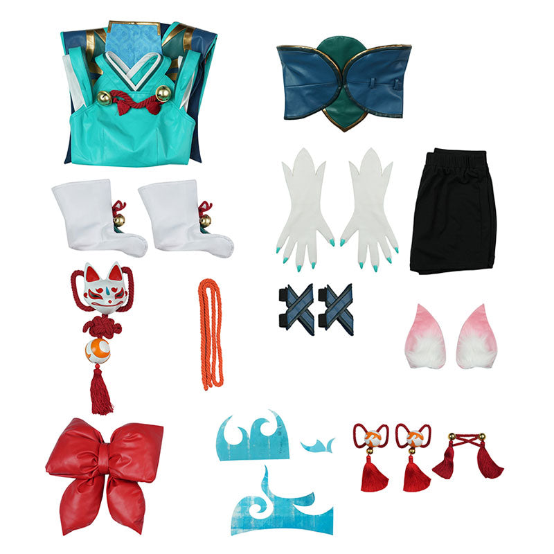 Overwatch 2 Kiriko Inari Cosplay Costumes
