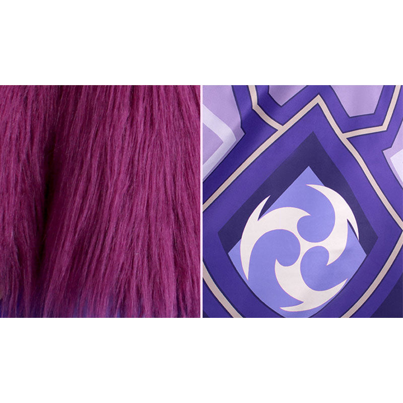 Game Genshin Impact Electro Abyss Mage Outfit Cosplay Costumes