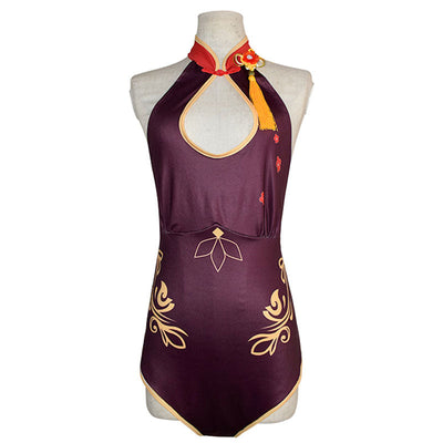 Game Genshin Impact Hu Tao Swimsuit Cosplay Costumes