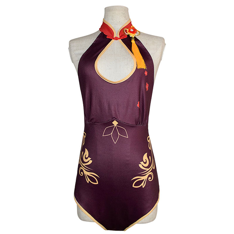 Game Genshin Impact Hu Tao Swimsuit Cosplay Costumes