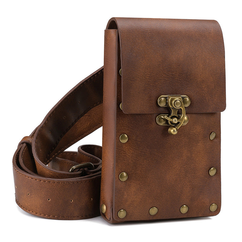 Retro Women's Bag Outdoor Sports Mini Waist Bag Cosplay Props