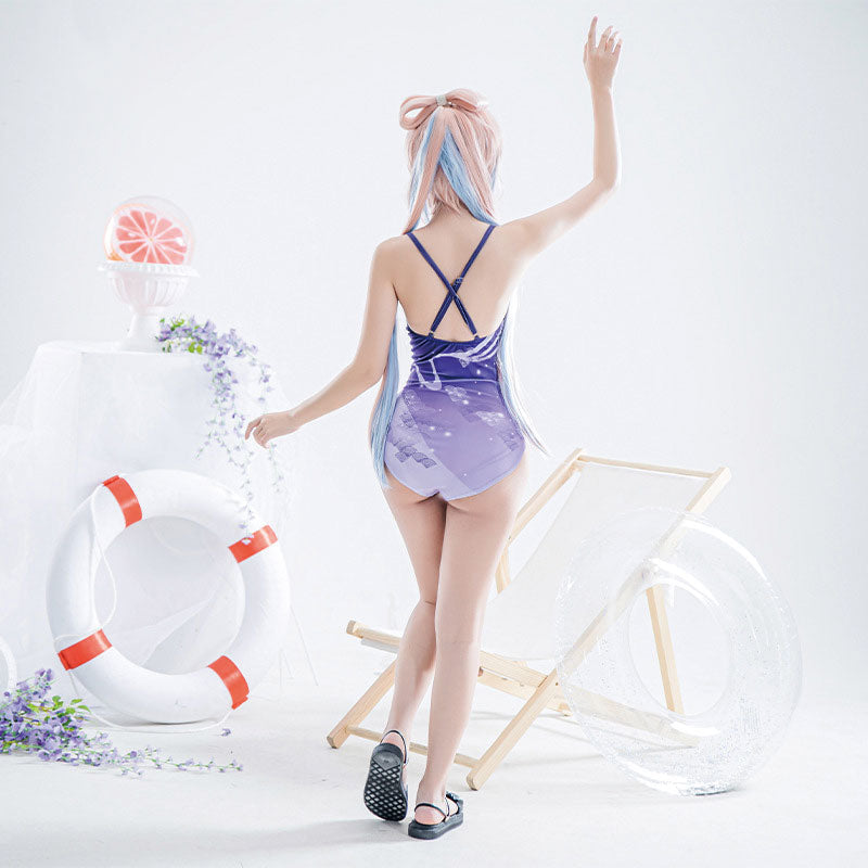 Game Genshin Impact Sangonomiya Kokomi Swimsuit Jumpsuit Cosplay Costumes