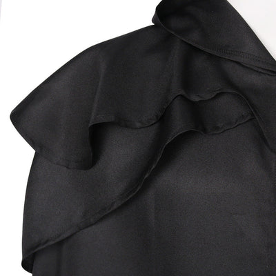 Medieval Retro Gothic Long Halloween Cape with Hood Cosplay Costumes