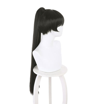 Anime LoveLive!SuperStar!! Hazuki Ren Black Long Ponytail Cosplay Wigs