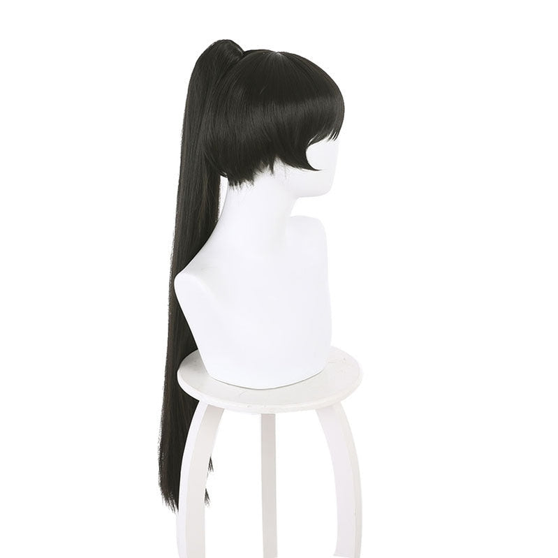 Anime LoveLive!SuperStar!! Hazuki Ren Black Long Ponytail Cosplay Wigs