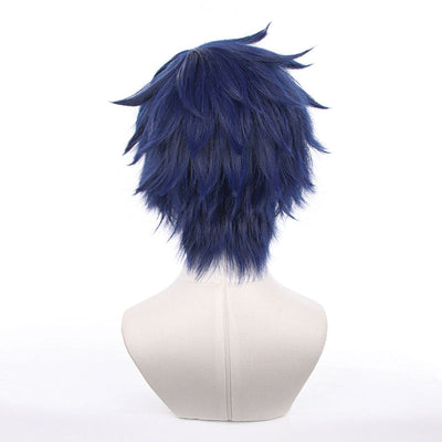 Anime Ensemble Stars!! Eden Eve Jun Sazanami Blue Cosplay Wigs