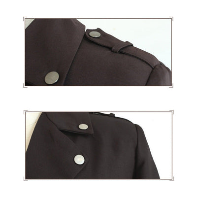Anime Attack on Titan Levi Ackerman Coat Cosplay Costume
