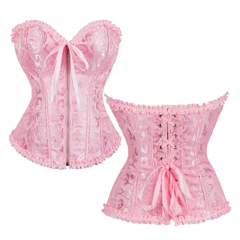 Court-styletro Z Reipper Jacquard Bustier Waist-cinching Corset Cosplay Costumes