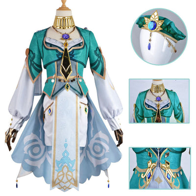 Game Genshin Impact Lisa A Sobriquet Under Shade Cosplay Costumes