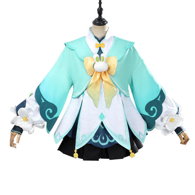 Genshin Impact Yaoyao Rainlit Bamboo Reverie Cosplay Costumes