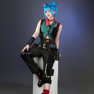 LOL Arcane Season 2 Alternate Universe Jinx Powder Cosplay Costumes