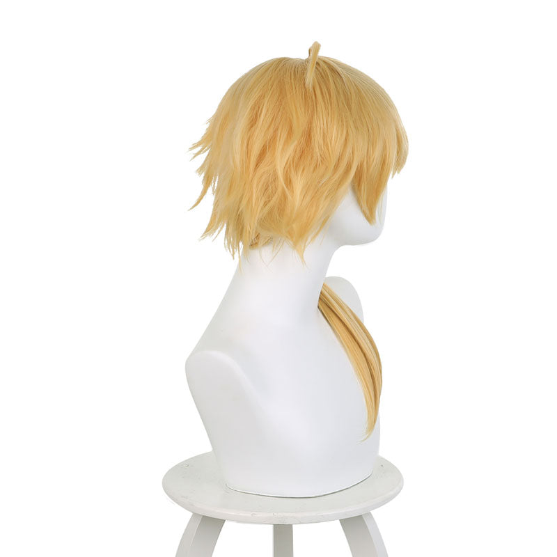 Game Genshin Impact Thoma Blonde Halloween Cosplay Wigs