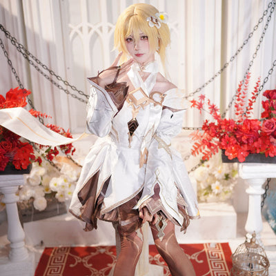 Genshin Impact Lumine As Heaven and Earth Are Made Anew Cosplay Costumes