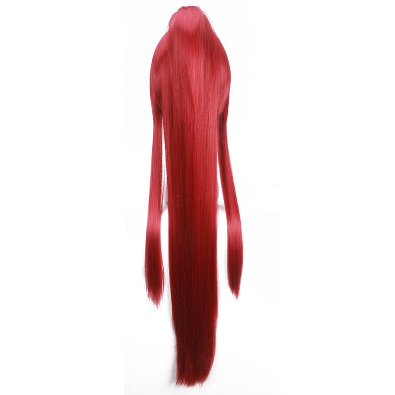 Anime Fairy Tail Erza Scarlet Red Long Cosplay Wigs