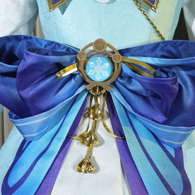 Game Genshin Impact Springbloom Missive Kamisato Ayaka Lolita Cosplay Costumes