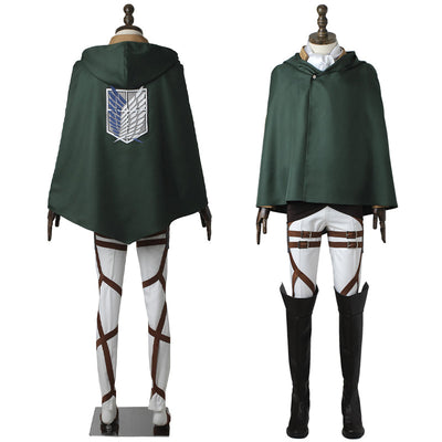 AOT Levi Ackerman Survey Corps Cosplay Costume