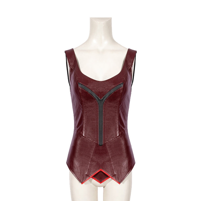 Movie Captain America Civil War Wanda Maximoff Cosplay Costume