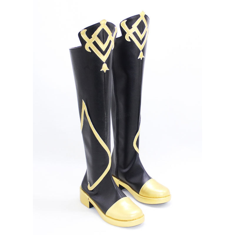 Game Genshin Impact Traveler Male Cosplay Shoes
