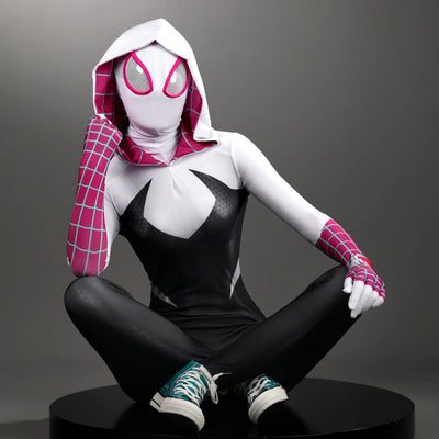 Spider-Man: Across The Spider-Verse Gwen Stacy Jumpsuit Cosplay Costumes