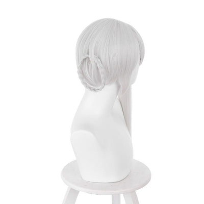 Game Nier Replicant Kaine Silver Braided Cosplay Wigs