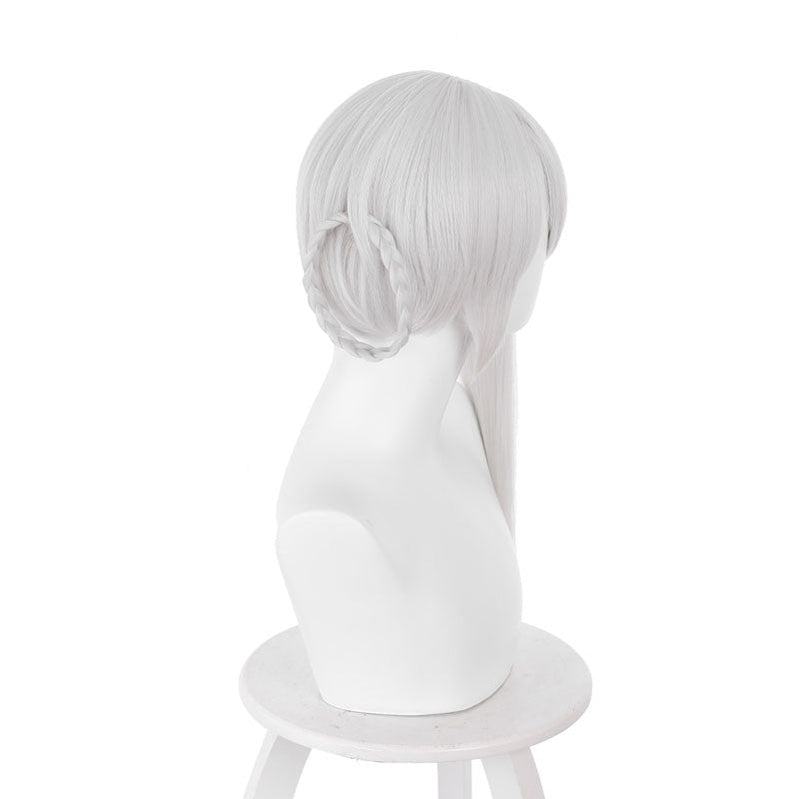 Game Nier Replicant Kaine Silver Braided Cosplay Wigs
