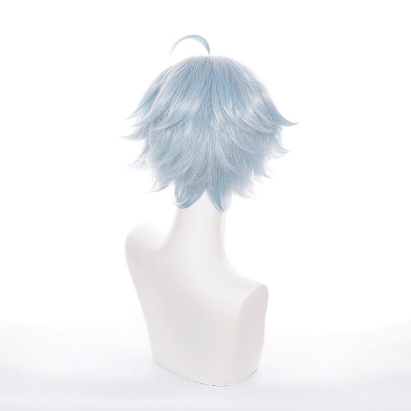 Game Genshin Impact Chongyun Light Cyan Halloween Cosplay Wigs