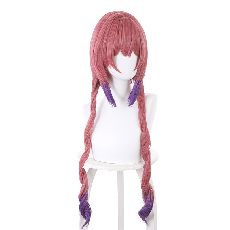 Miss Kobayashi's Dragon Maid Ilulu Gallery Pink Gradient Purple Long Cosplay Wigs