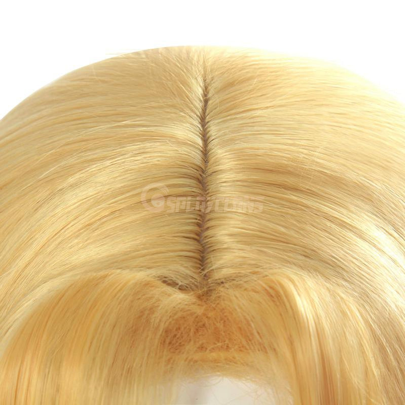 Anime The Rising of the Shield Hero Filo Blonde 90cm Long Straight Cosplay Wigs