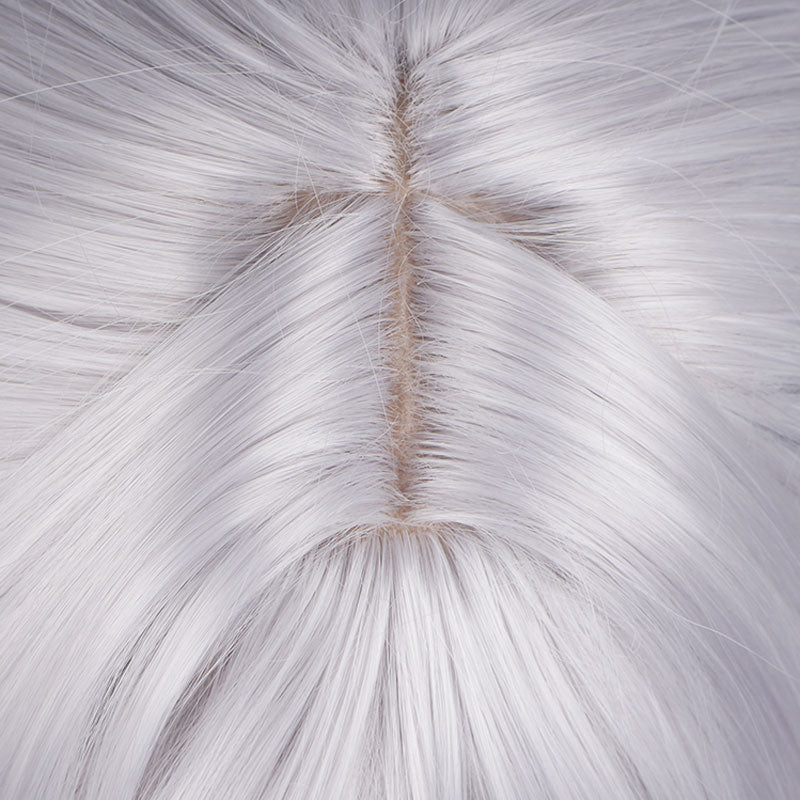 Game Genshin Impact Shenhe Long Grey Gradient Black Cosplay Wigs