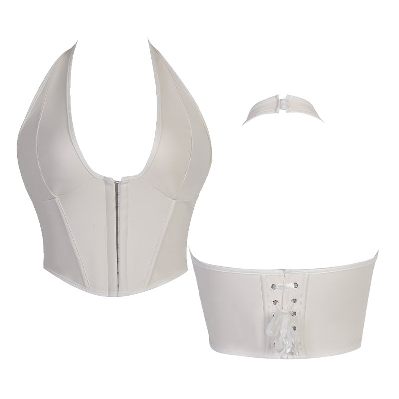 European Retro Style Drawstring Vest Bodycon Corset Cosplay Costumes