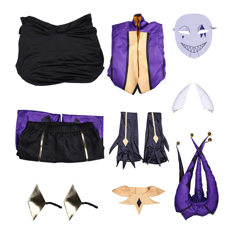 The Freak Circus Jester Halloween Cosplay Costumes